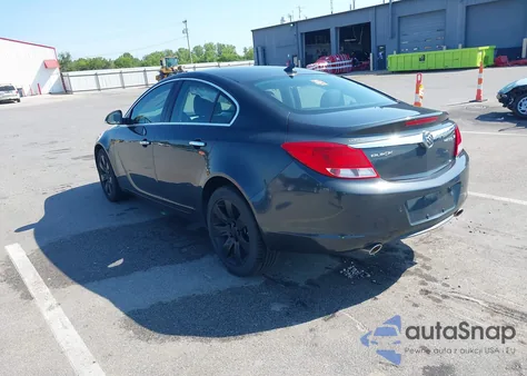 2013 Buick Regal Turbo - Premium 1 из США, поврежденный, VIN 2G4GS5EV6D9195037
